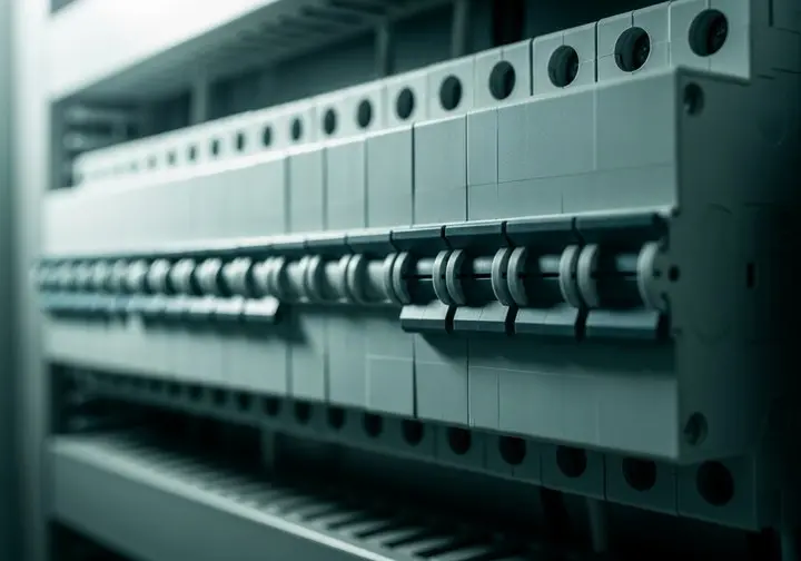 Circuit breakers in a distribution panel